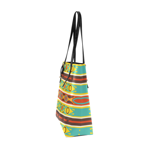 Ovals rhombus and squares Euramerican Tote Bag/Small (Model 1655)