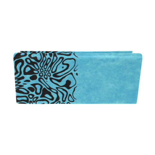 Modern PaperPrint turquoise by JamColors Custom Foldable Glasses Case