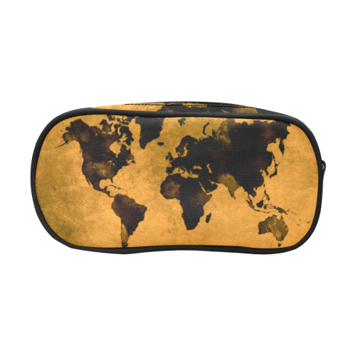 world map #world #map Pencil Pouch/Large (Model 1680)
