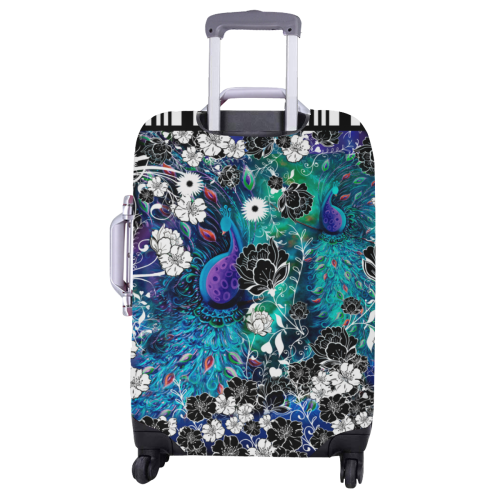 Beautiful Luggage Cover Peacock Luggage Cover/Large 26"-28"