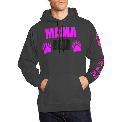 SPM LOGO All Over Print Hoodie for Men/Large Size (USA Size) (Model H13)