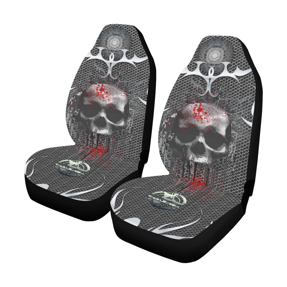 car seat covers skulls