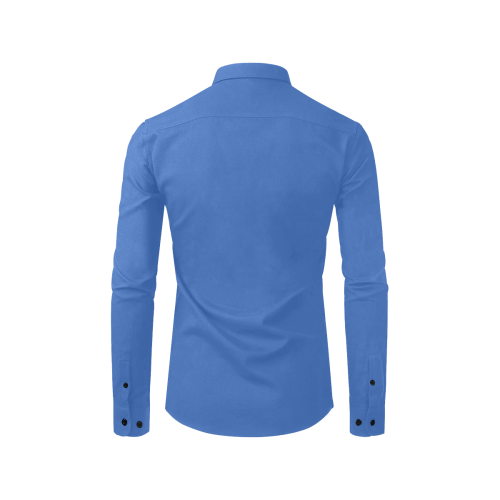 Riverside Blue by Aleta Men's All Over Print Casual Dress Shirt (Model T61)