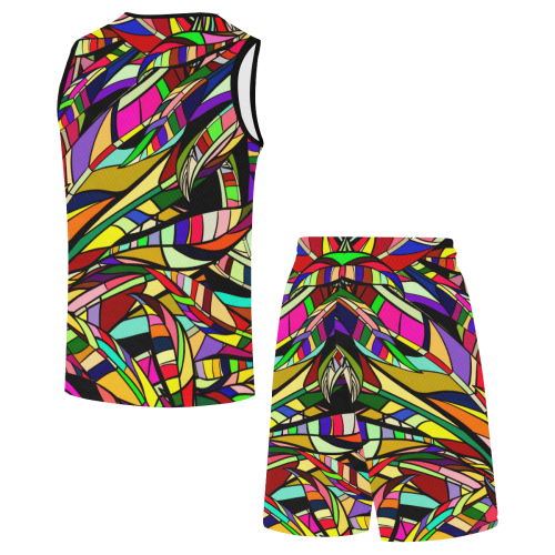 colorful abstract All Over Print Basketball Uniform