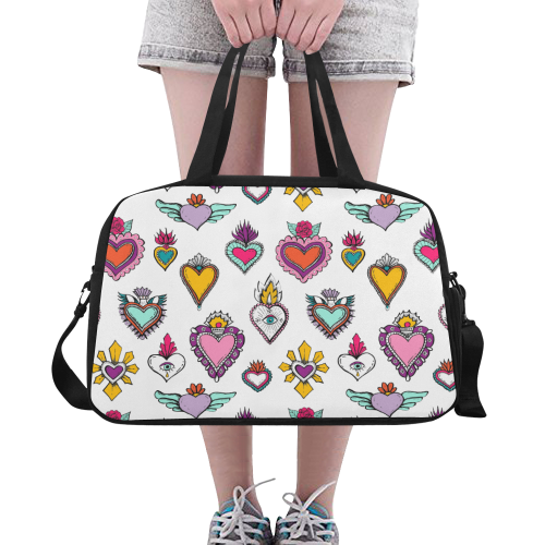 SACRED HEART - EX VOTO - Multicolor Fitness Handbag (Model 1671)