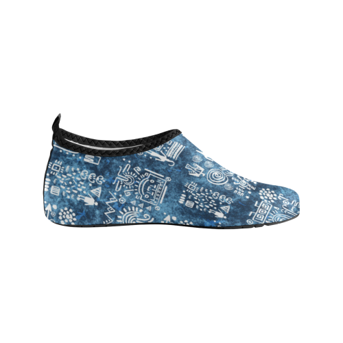 Africa Cultur Art Pattern - Rough Stamp 1 Women's Slip-On Water Shoes (Model 056)