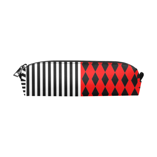 Harlequin & Stripes Pencil Pouch/Small (Model 1681)