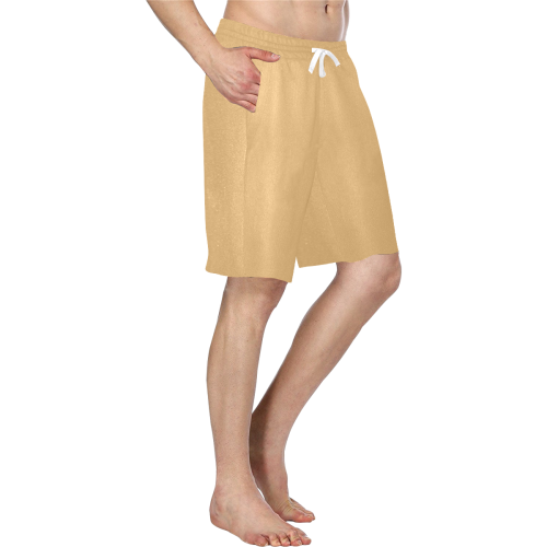Rodger Orange blossom Men's All Over Print Casual Shorts (Model L23)