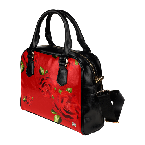 Fairlings Delight's Floral Luxury Collection- Red Rose Shoulder Handbag 53086h1 Shoulder Handbag (Model 1634)