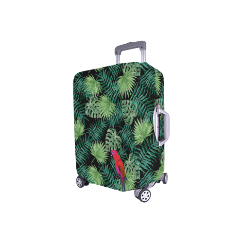 Parrot And Leaves Luggage Cover/Small 18"-21"