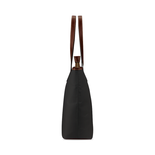 The Gathering Black Shoulder Tote Bag (Model 1646)