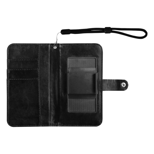 Drop Unique by Nico Bielow Flip Leather Purse for Mobile Phone/Large (Model 1703)