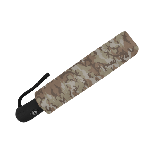Woodland Desert Brown Camouflage Anti-UV Auto-Foldable Umbrella (Underside Printing) (U06)