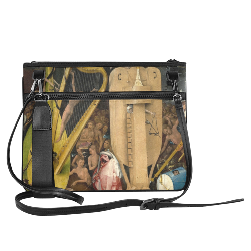 Hieronymus Bosch-The Garden of Earthly Delights (m Slim Clutch Bag (Model 1668)