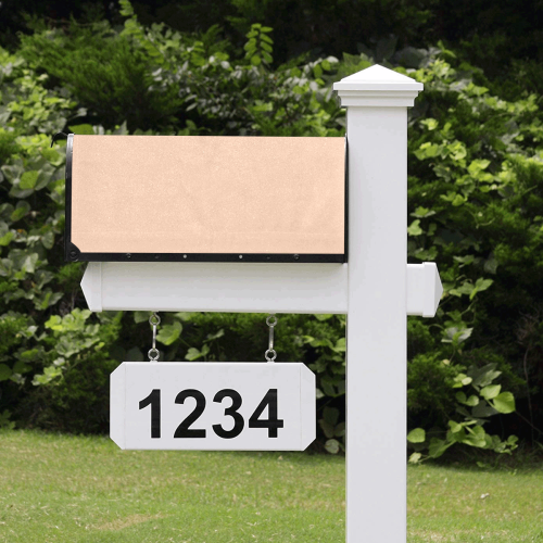 color apricot Mailbox Cover