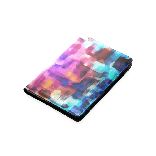 Blue pink watercolors Custom NoteBook A5