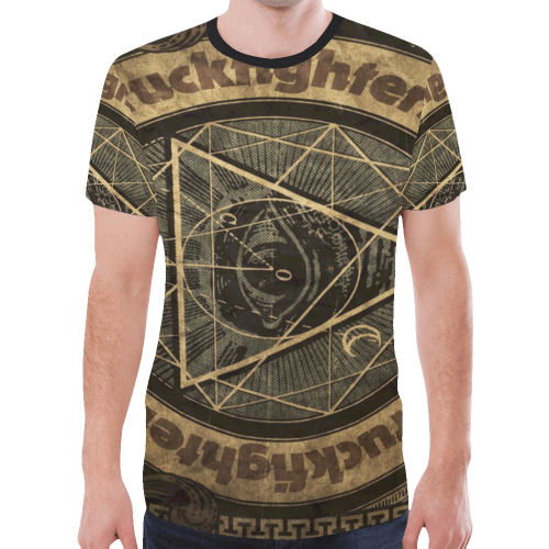 Illuminati All Seeing Eye Occult Gothic Underground Graphic Tee New All Over Print T-shirt for Men (Model T45)