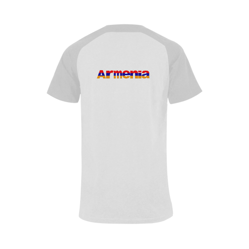 Love Armenia Men's Raglan T-shirt (USA Size) (Model T11)