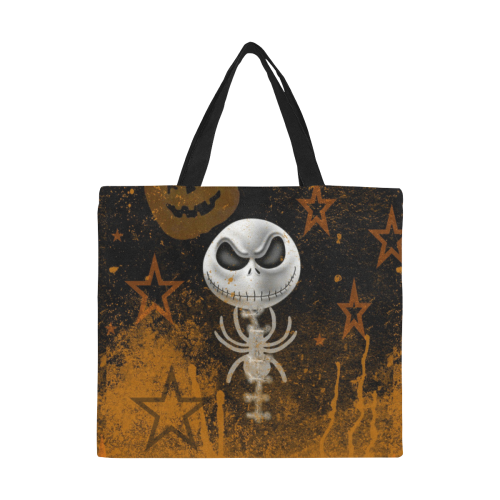 Halloween Nightmare by Nico Bielow All Over Print Canvas Tote Bag/Large (Model 1699)