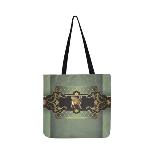 Golden Lamassu Reusable Shopping Bag Model 1660 (Two sides)