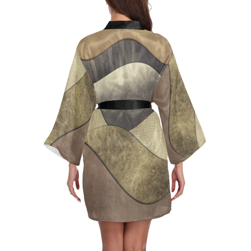 Space 3 sm Long Sleeve Kimono Robe
