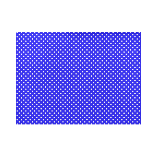 Blue polka dots Placemat 14’’ x 19’’