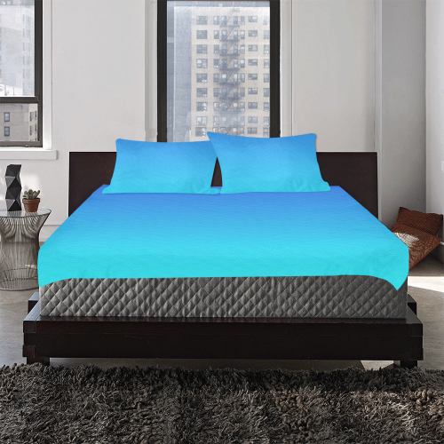 Blue Waves 3-Piece Bedding Set