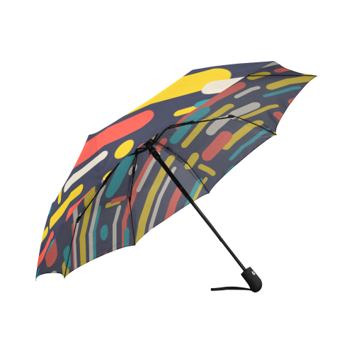 Colorful Rectangles Auto-Foldable Umbrella (Model U04)