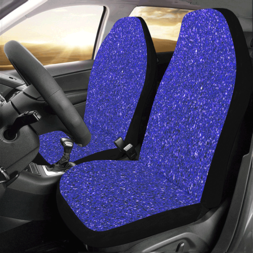 Blue Glitter Car Seat Covers (Set of 2)