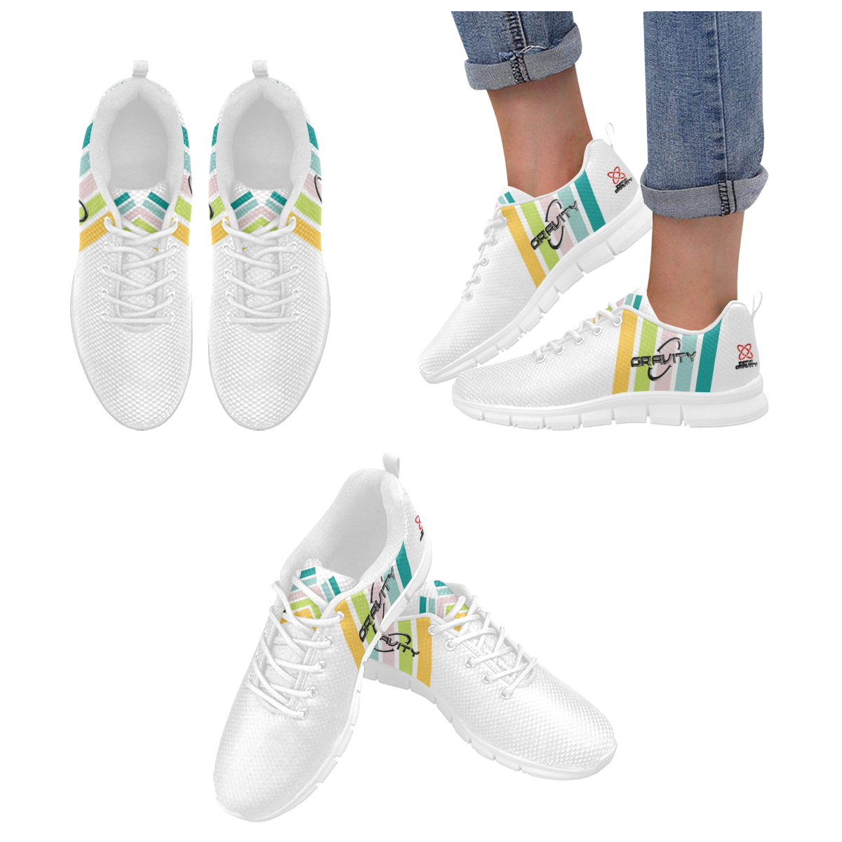 "Zero Gravity" Female Sneaker Brand Razzle Dazzle WT Free Shipping