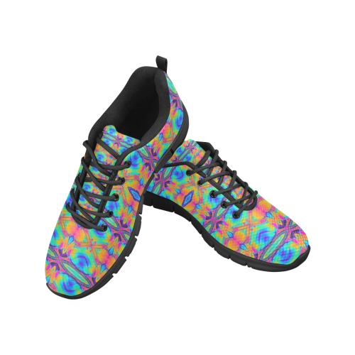 Kaleidoscope Women's Running Shoe Women's Breathable Running Shoes (Model 055)