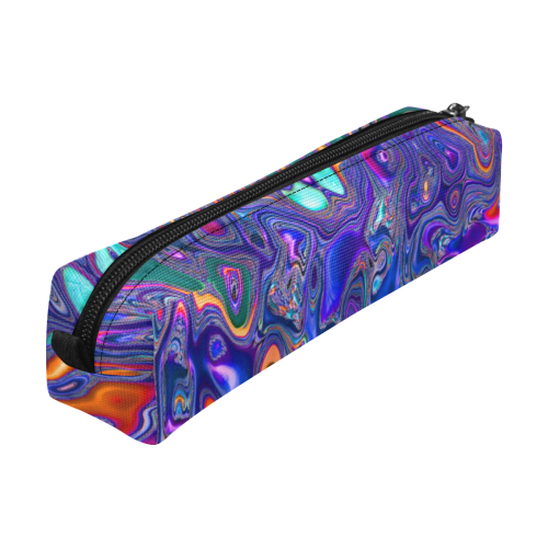 melted fractal 1B by JamColors Pencil Pouch/Small (Model 1681)