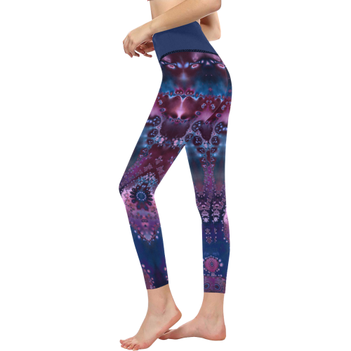 Dawn Party Puiseux Women's All Over Print High-Waisted Leggings (Model L36)