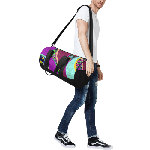 Abstract Pattern Mix - Dots And Colors 2 Duffle Bag (Model 1679)