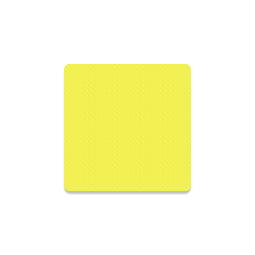 color maximum yellow Square Coaster