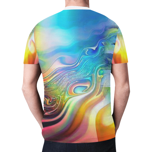 Soul vibrations New All Over Print T-shirt for Men/Large Size (Model T45)