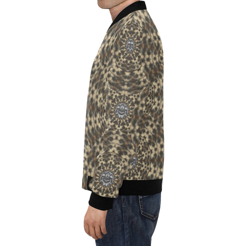 I am big cat with sweet catpaws decorative All Over Print Bomber Jacket for Men/Large Size (Model H19)
