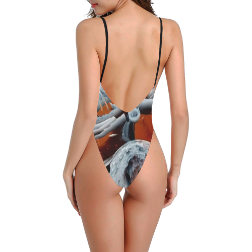 art 707 Sexy Low Back One-Piece Swimsuit (Model S09)