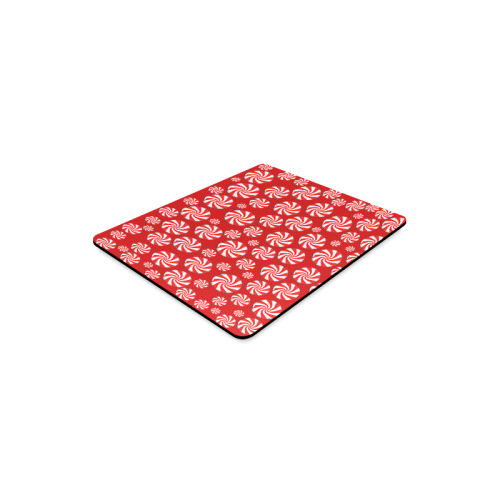 Christmas Peppermint Candy  Red Rectangle Mousepad
