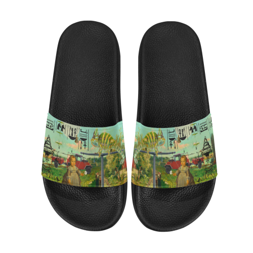 DANDELIONS Women's Slide Sandals (Model 057)