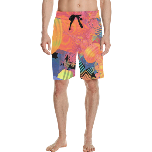 Mardi Gras Men's All Over Print Casual Shorts (Model L23)