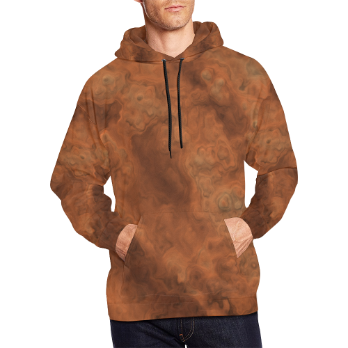 Mars All Over Print Hoodie for Men/Large Size (USA Size) (Model H13)