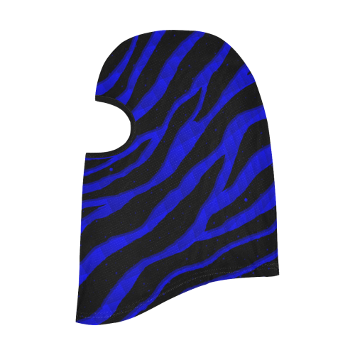 Ripped SpaceTime Stripes - Blue All Over Print Balaclava