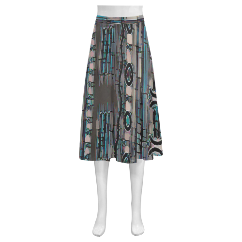 Discover2 Mnemosyne Women's Crepe Skirt (Model D16)