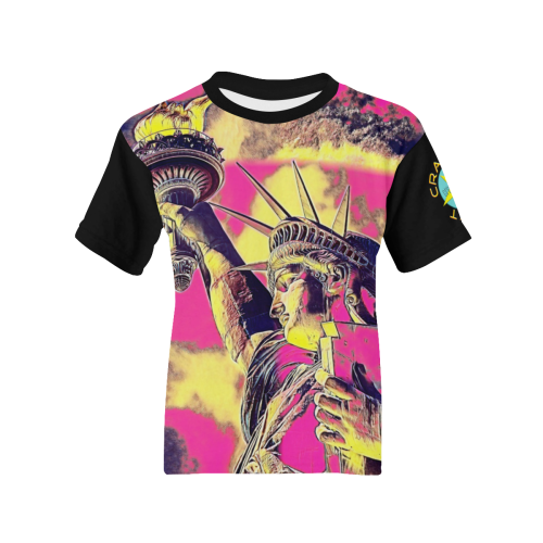 STATUE OF LIBERTY Kids' All Over Print T-shirt (Model T65)