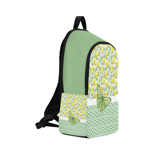 Butterfly And Lemons Fabric Backpack for Adult (Model 1659)