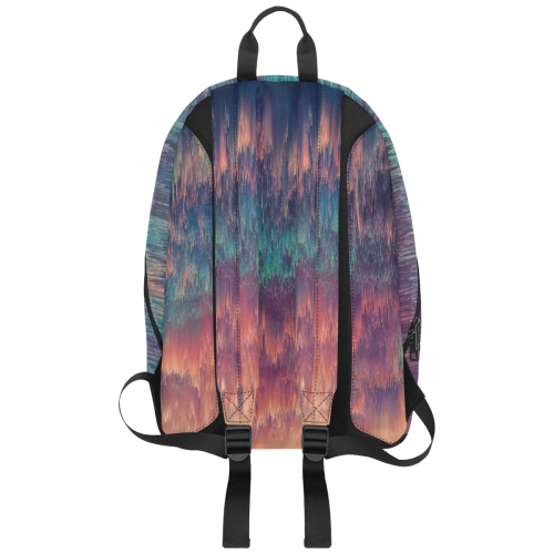 glitch art #colors Large Capacity Travel Backpack (Model 1691)