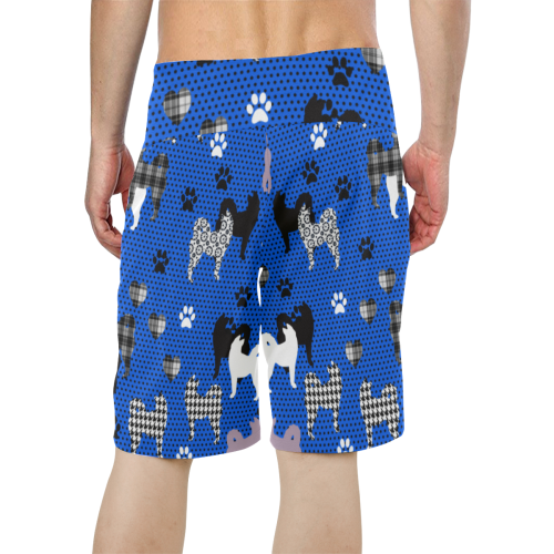 Husky Men's All Over Print Board Shorts (Model L16)