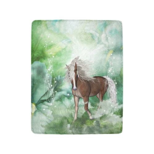 Horse in a fantasy world Ultra-Soft Micro Fleece Blanket 40"x50"