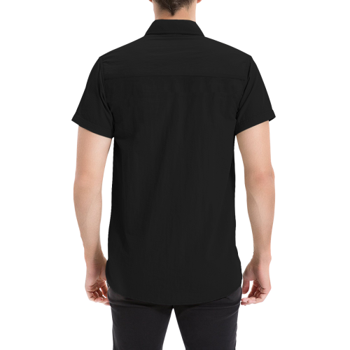 Summer Stripes Men's All Over Print Short Sleeve Shirt/Large Size (Model T53)
